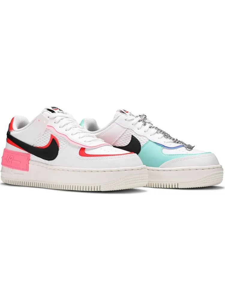 Кроссовки Nike Wmns Air Force 1 Shadow 'White Multi-Color' — изображение 8 из 8, белый
