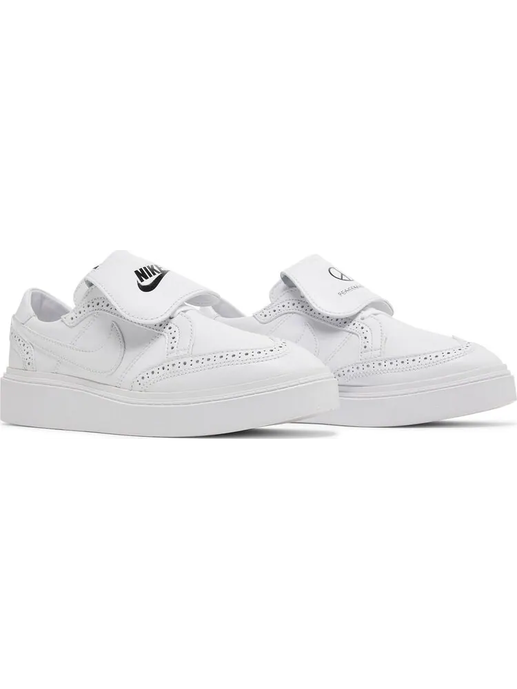 Кроссовки Nike G-Dragon x Kwondo 1 'Triple White' — изображение 8 из 8, белый