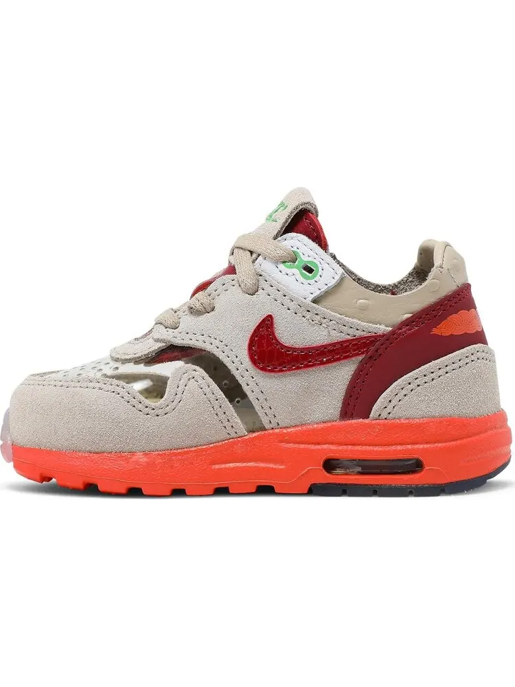 Кроссовки Nike CLOT x Air Max 1 TD 'Kiss of Death' 2021 — изображение 3 из 8, загар