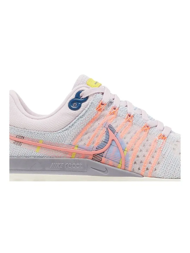 Кроссовки Nike Wmns React Infinity Run Flyknit 2 Premium 'Pink Foam Blue Tint' — изображение 3 из 9, розовый/синий//мульти