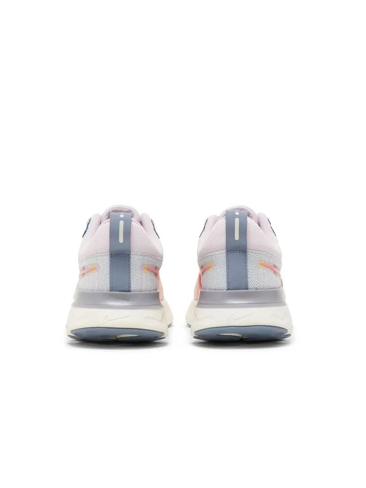 Кроссовки Nike Wmns React Infinity Run Flyknit 2 Premium 'Pink Foam Blue Tint' — изображение 7 из 9, розовый/синий//мульти