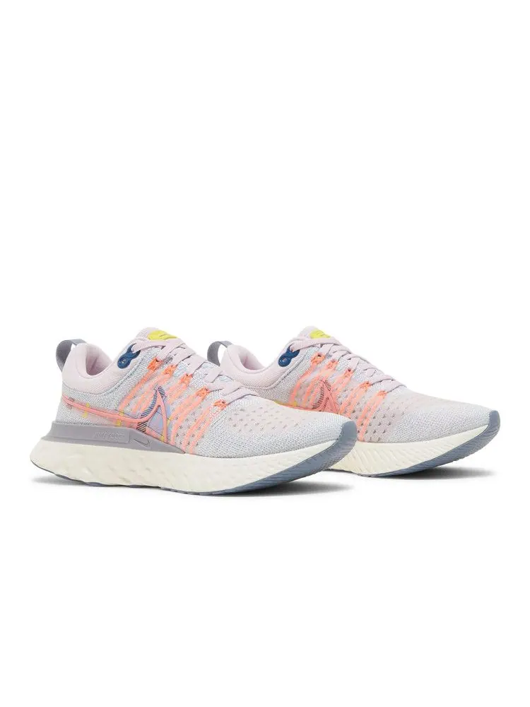 Кроссовки Nike Wmns React Infinity Run Flyknit 2 Premium 'Pink Foam Blue Tint' — изображение 9 из 9, розовый/синий//мульти