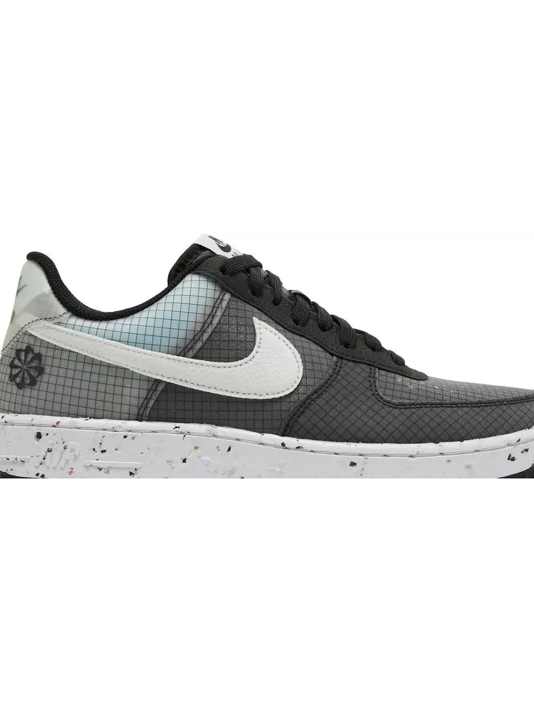 Кроссовки Nike Air Force 1 Crater 'Move To Zero - Black White' — изображение 2 из 8, черный