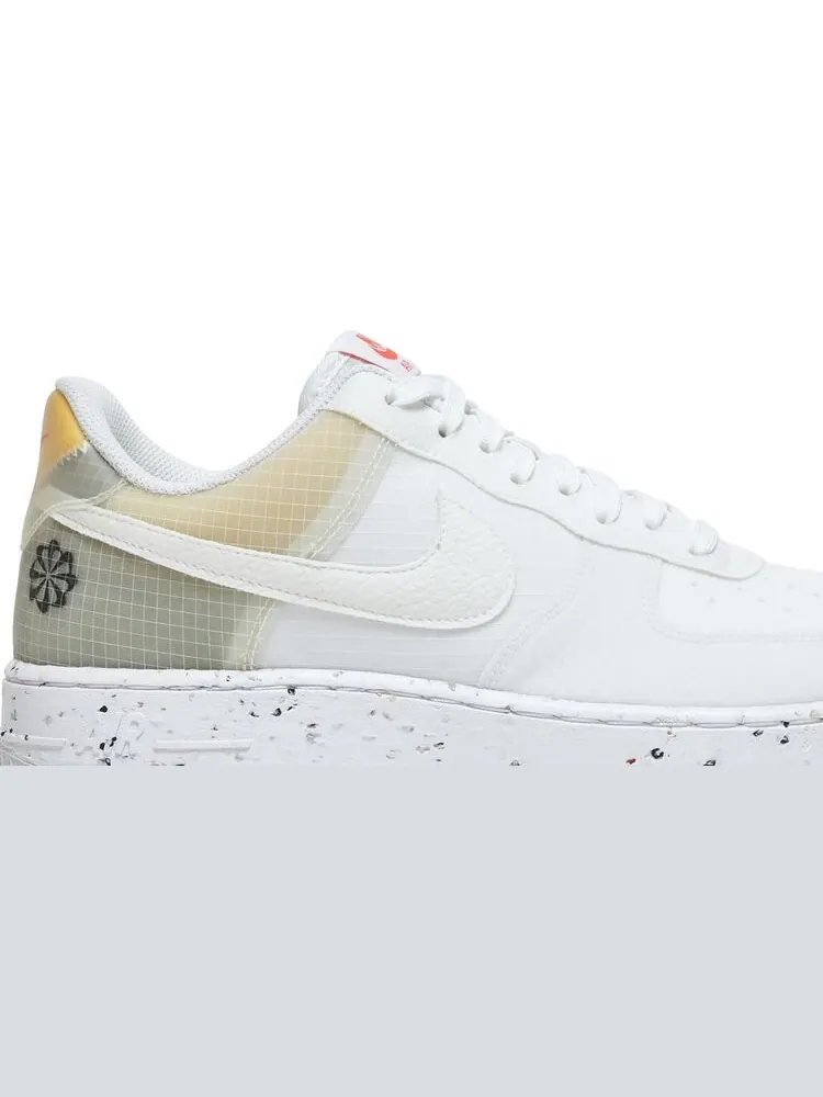 Кроссовки Nike Air Force 1 Crater 'Move To Zero - White Orange' — изображение 2 из 8, белый