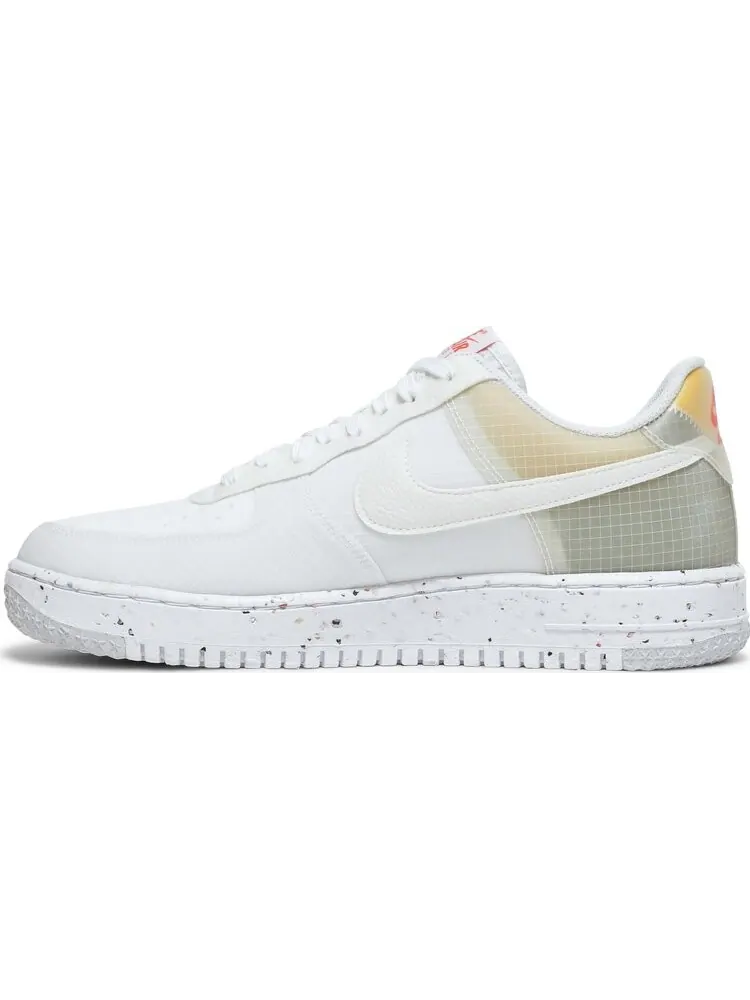 Кроссовки Nike Air Force 1 Crater 'Move To Zero - White Orange' — изображение 3 из 8, белый