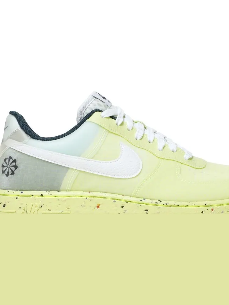 Кроссовки Nike Air Force 1 Crater 'Light Lemon Twist' — изображение 2 из 8, зеленый