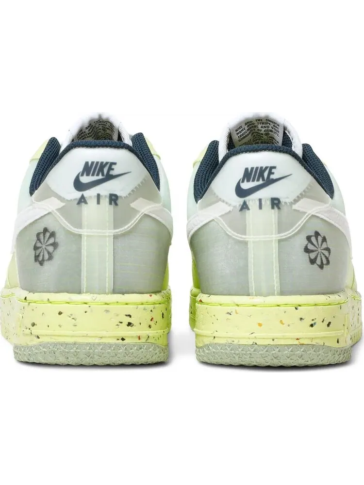 Кроссовки Nike Air Force 1 Crater 'Light Lemon Twist' — изображение 6 из 8, зеленый