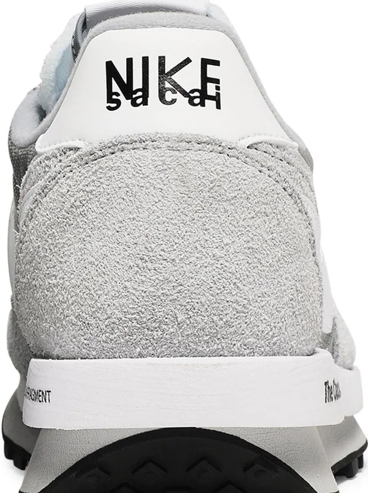 Кроссовки Nike Fragment Design x sacai x LDV Waffle 'Light Smoke Grey' — изображение 7 из 10, серый