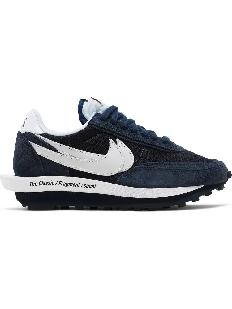 Кроссовки Nike Fragment Design x sacai x LDV Waffle 'Blackened Blue' — изображение 1 из 10, синий