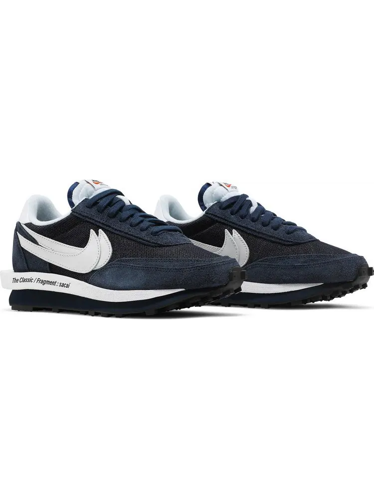 Кроссовки Nike Fragment Design x sacai x LDV Waffle 'Blackened Blue' — изображение 8 из 10, синий