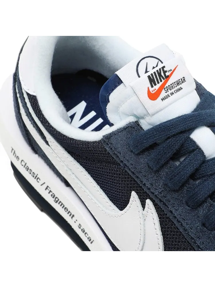 Кроссовки Nike Fragment Design x sacai x LDV Waffle 'Blackened Blue' — изображение 9 из 10, синий