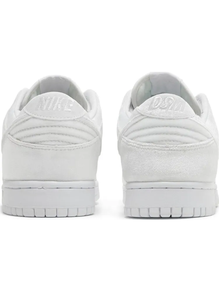 Кроссовки Nike Dover Street Market x Dunk Low 'White Velvet' — изображение 6 из 8, белый