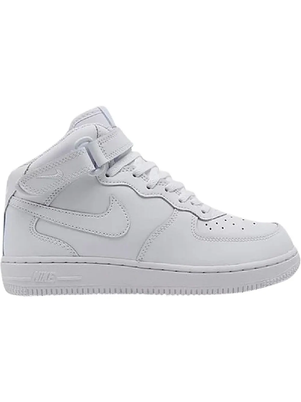 Кроссовки Nike Force 1 Mid LE PS Triple White — изображение 1 из 1, белый