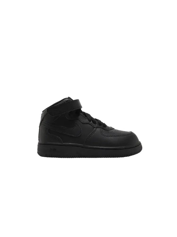 Кроссовки Nike Air Force 1 Mid LE TD 'Triple Black' — изображение 1 из 9, черный/черный