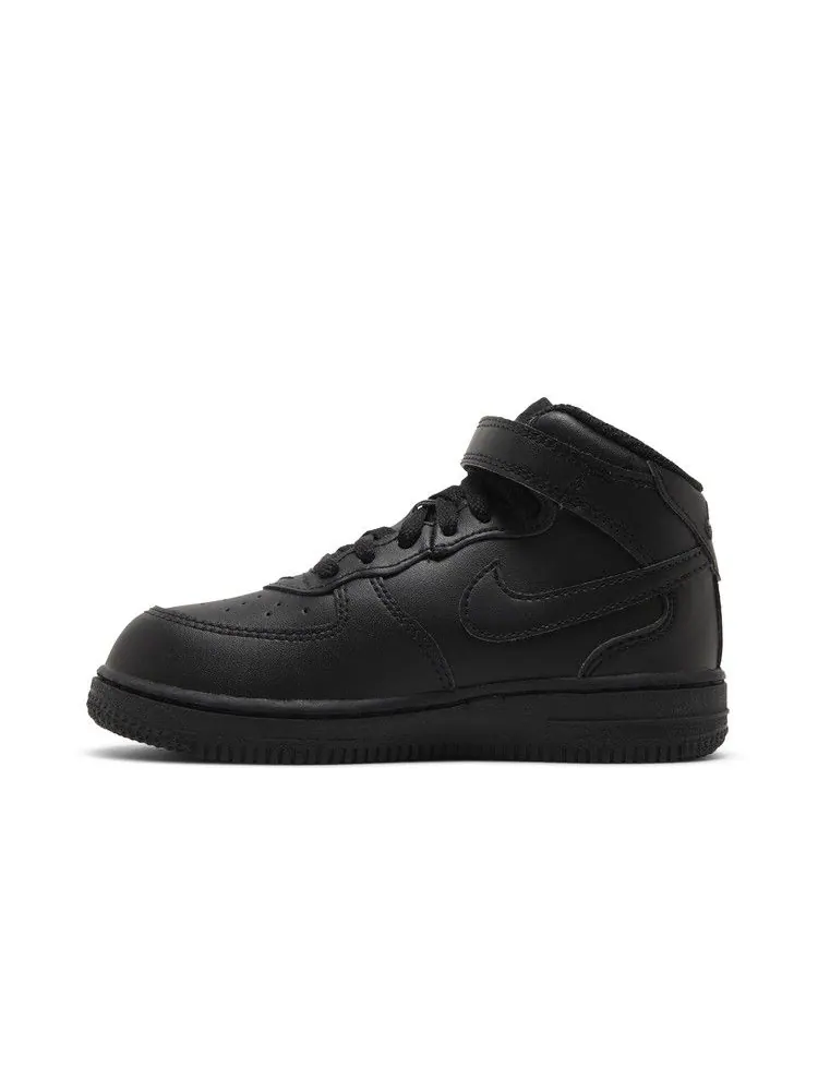 Кроссовки Nike Air Force 1 Mid LE TD 'Triple Black' — изображение 4 из 9, черный/черный
