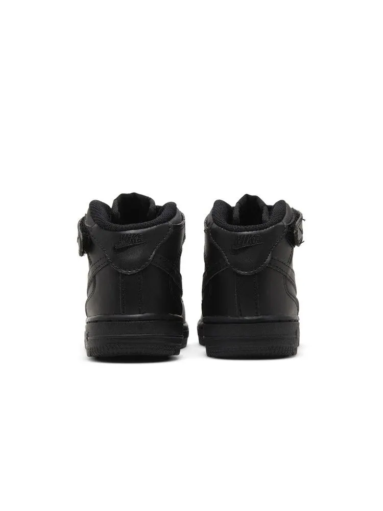 Кроссовки Nike Air Force 1 Mid LE TD 'Triple Black' — изображение 7 из 9, черный/черный