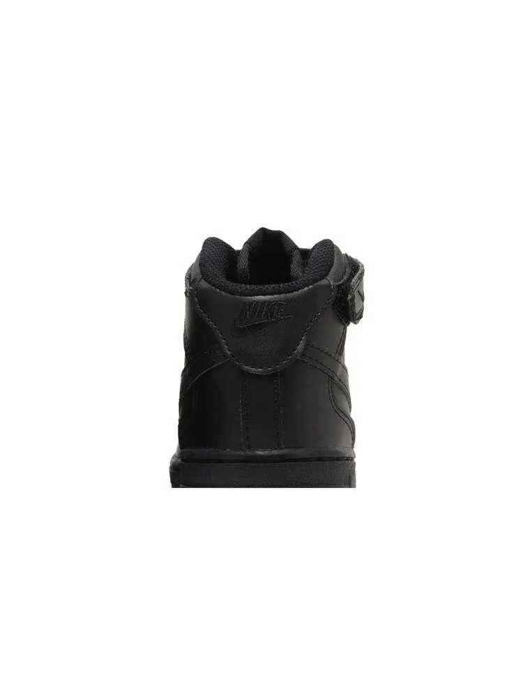 Кроссовки Nike Air Force 1 Mid LE TD 'Triple Black' — изображение 8 из 9, черный/черный