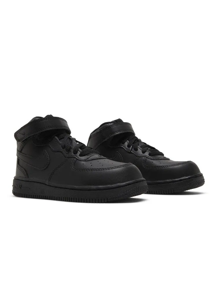 Кроссовки Nike Air Force 1 Mid LE TD 'Triple Black' — изображение 9 из 9, черный/черный
