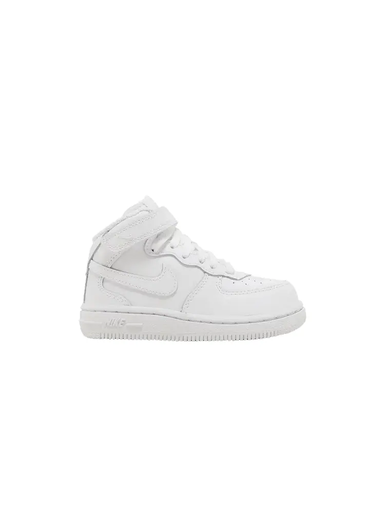 Кроссовки Nike Air Force 1 Mid TD 'Triple White' — изображение 1 из 9, белый/белый/белый
