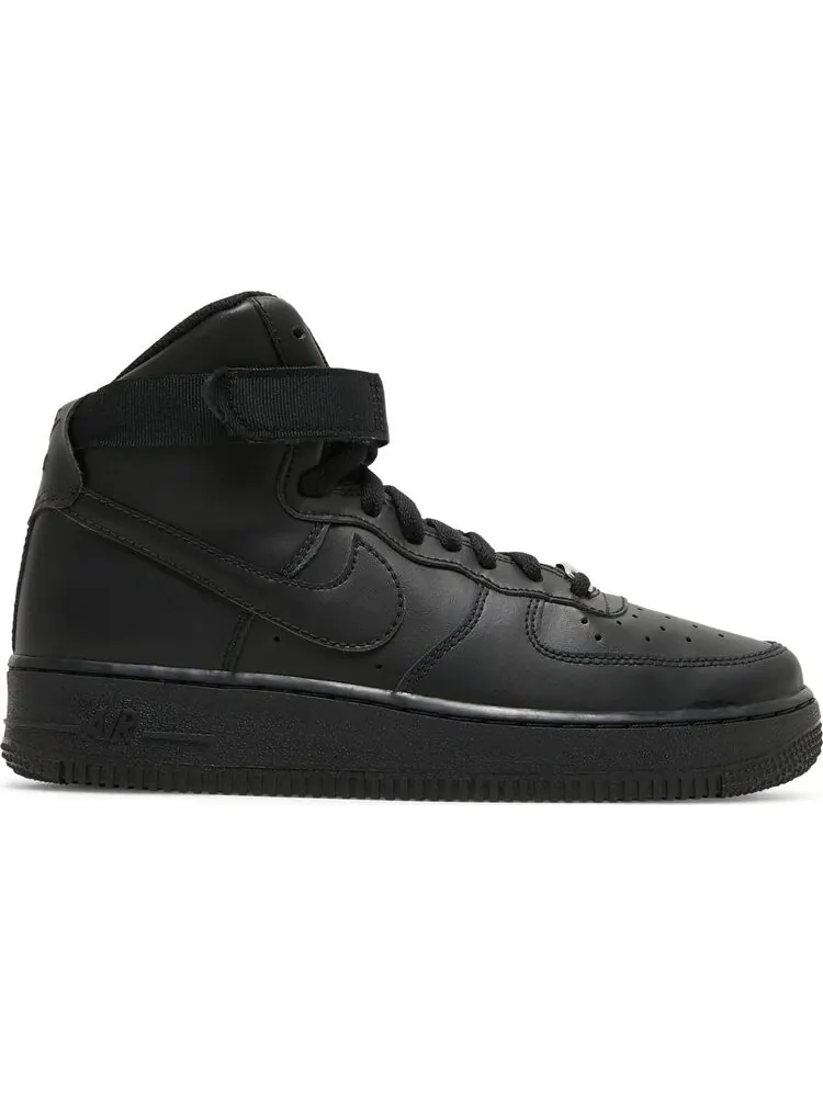 Кроссовки Air Force 1 High LE GS Triple Black — изображение 1 из 8, черный