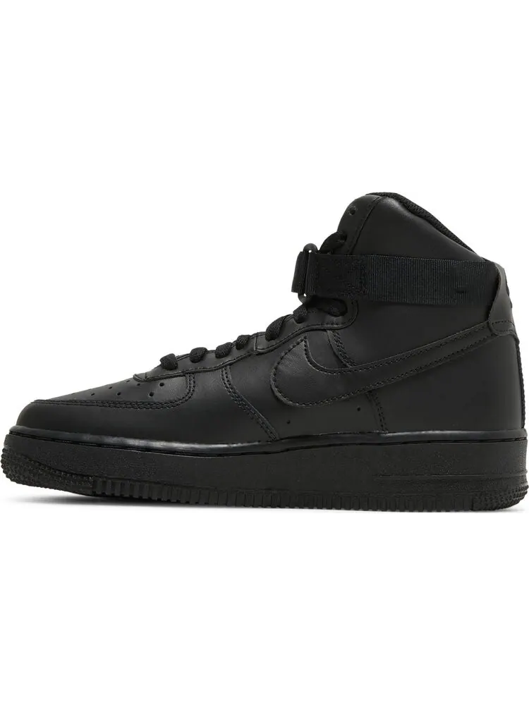 Кроссовки Air Force 1 High LE GS Triple Black — изображение 3 из 8, черный