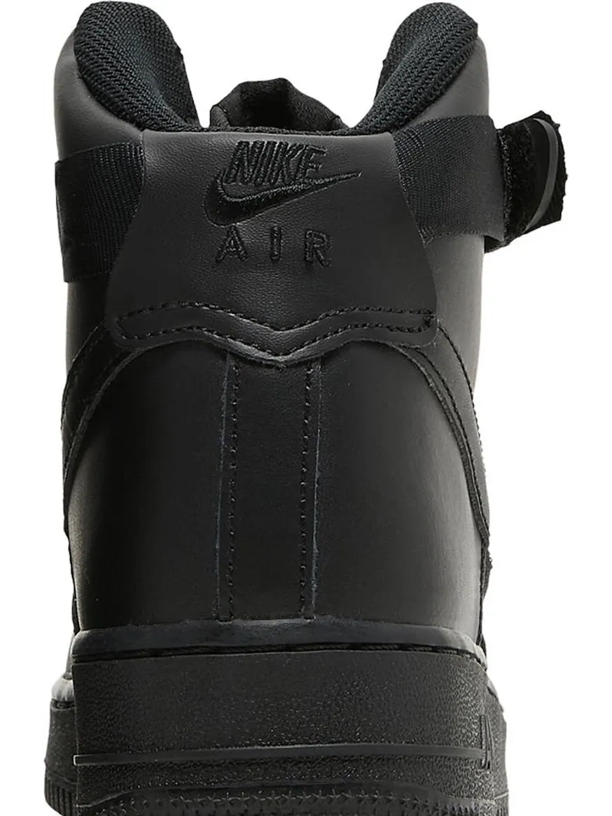 Кроссовки Air Force 1 High LE GS Triple Black — изображение 7 из 8, черный