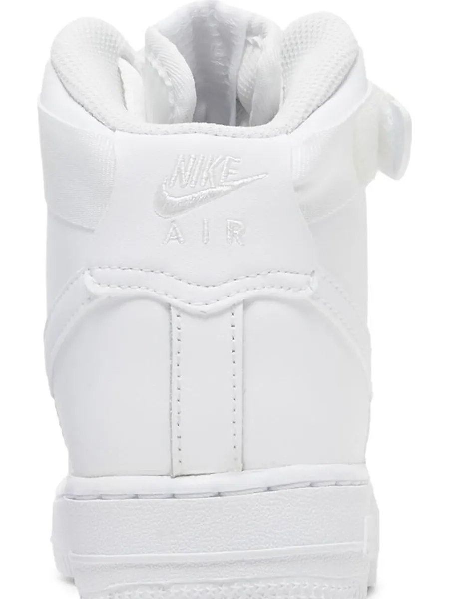 Кроссовки Nike Air Force 1 High LE GS 'Triple White' — изображение 7 из 8, белый