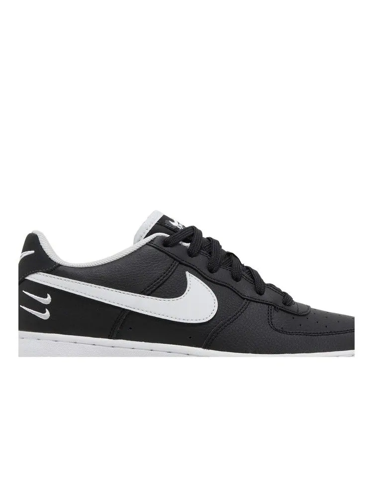 Кроссовки Nike Air Force 1 HO20 BG 'Dual Swoosh - Black' — изображение 3 из 9, черный/белый/черный