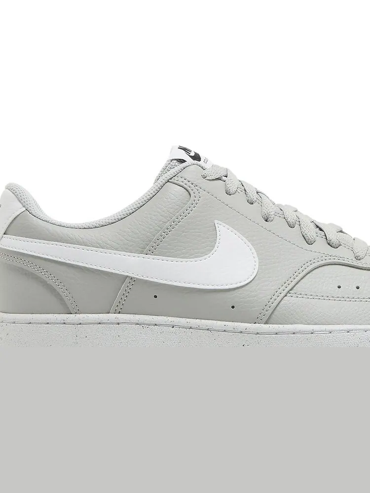 Кроссовки Nike Court Vision Low Next Nature 'Grey Fog White' — изображение 2 из 8, серый