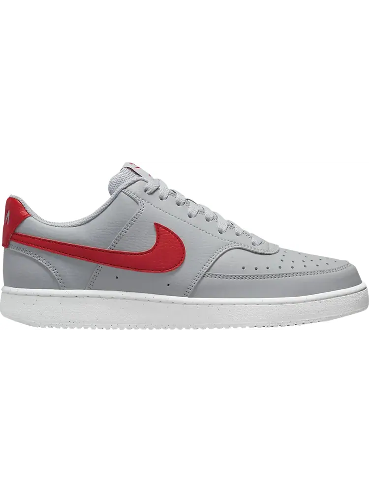 Кроссовки Nike Court Vision Low Next Nature 'Wolf Grey University Red' — изображение 1 из 1, серый