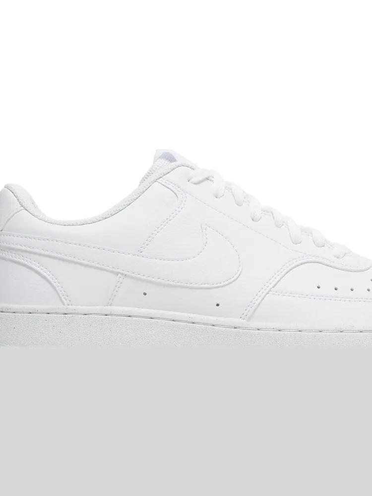 Кроссовки Nike Court Vision Low Next Nature 'Triple White' — изображение 2 из 8, белый