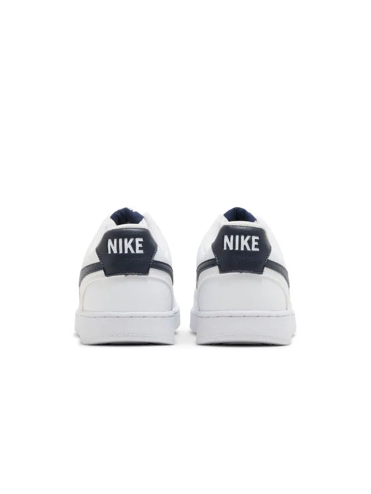 Кроссовки Nike Court Vision Low Next Nature 'White Midnight Navy' — изображение 7 из 9, белый/темно-синий