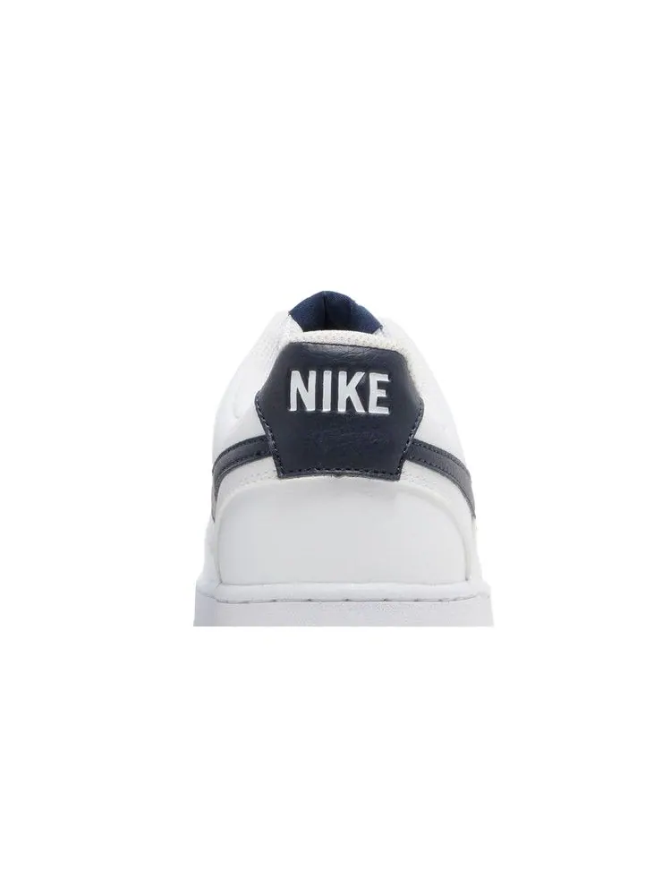 Кроссовки Nike Court Vision Low Next Nature 'White Midnight Navy' — изображение 8 из 9, белый/темно-синий