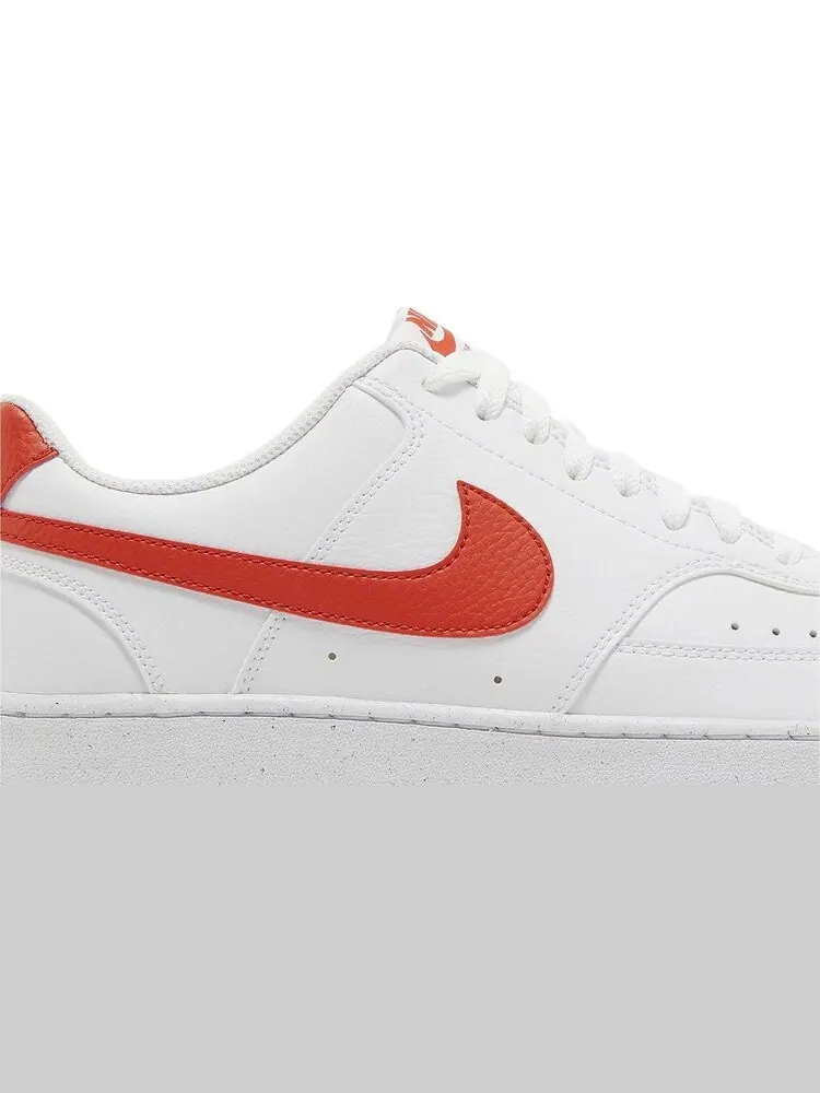 Кроссовки Court Vision Low Next Nature 'White Picante Red' — изображение 2 из 4, белый