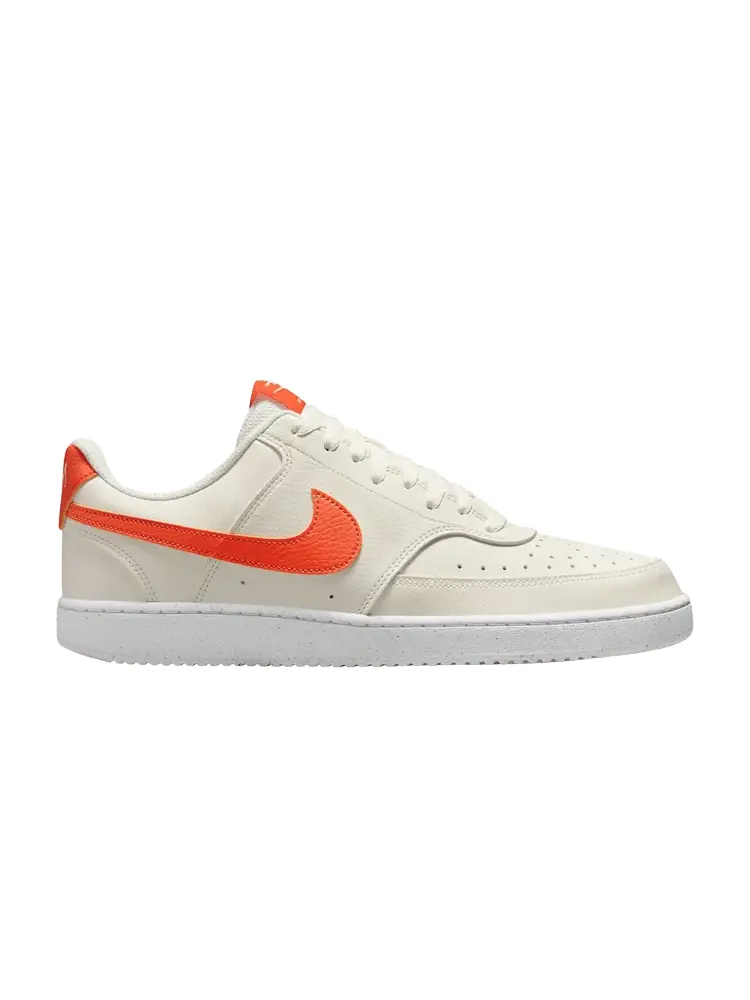 Кроссовки Nike Court Vision Low Next Nature 'Sail Safety Orange' — изображение 1 из 1, белый/оранжевый