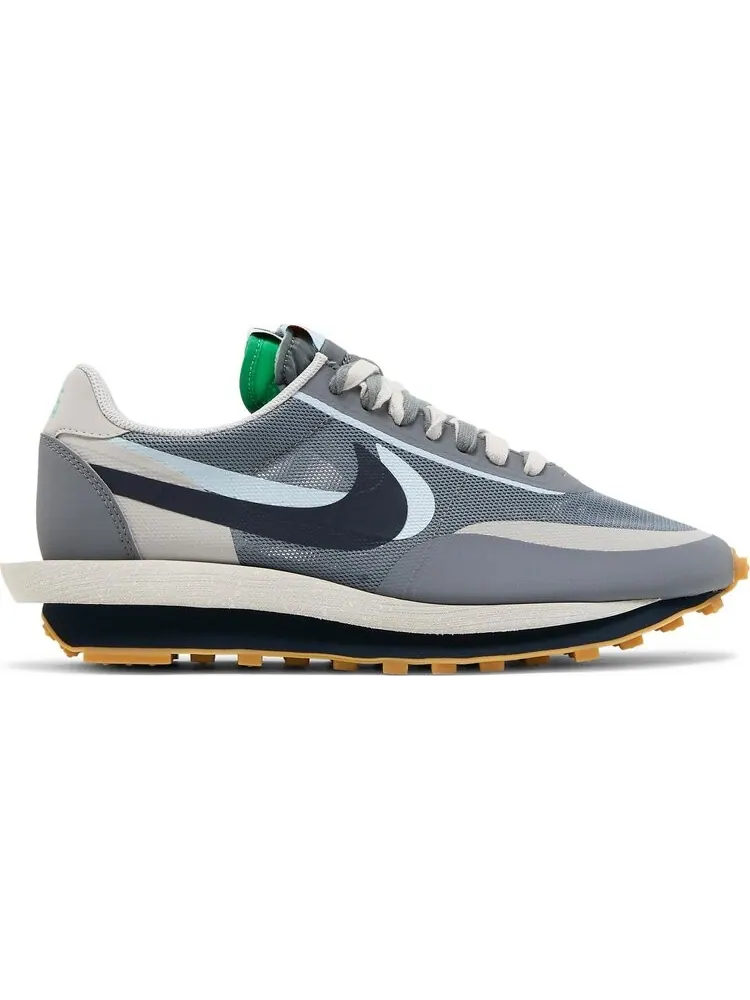 Кроссовки Nike sacai x Clot x LDWaffle 'Kiss Of Death 2' — изображение 1 из 10, серый