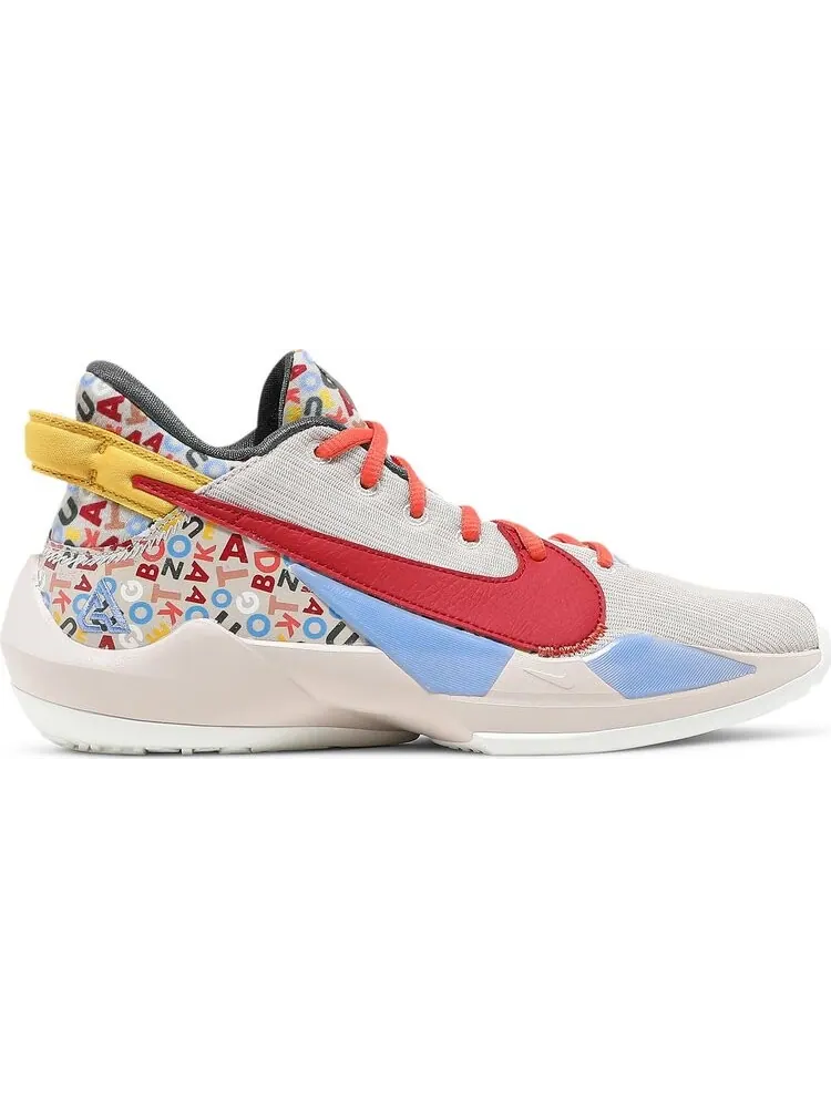 Кроссовки Nike Zoom Freak 2 GS 'Letter Bro' — изображение 1 из 8, мульти