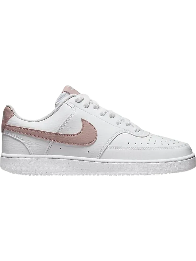 Кроссовки Nike Wmns Court Vision Low Next Nature 'White Pink Oxford' — изображение 1 из 1, белый