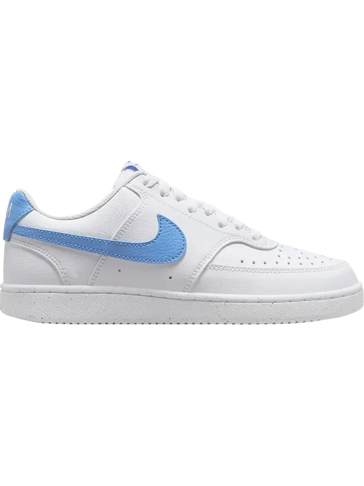 Кроссовки Wmns Court Vision Low Next Nature 'White University Blue' — изображение 1 из 1, белый