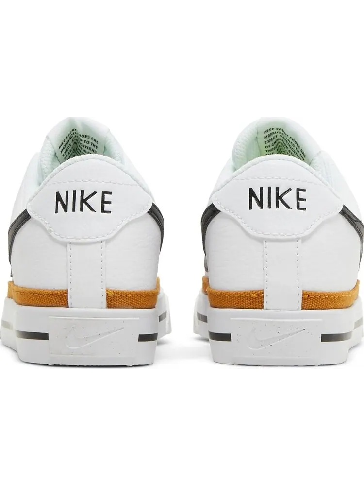 Кроссовки Nike Wmns Court Legacy Next Nature 'White Desert Ochre' — изображение 6 из 8, белый