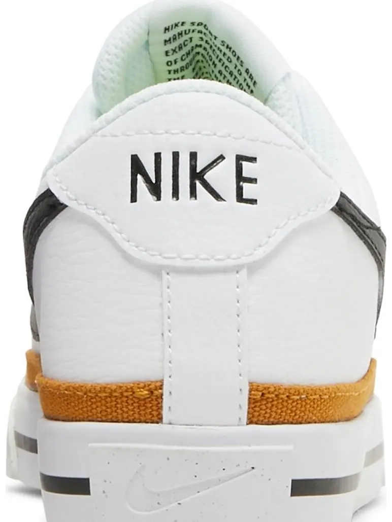 Кроссовки Nike Wmns Court Legacy Next Nature 'White Desert Ochre' — изображение 7 из 8, белый