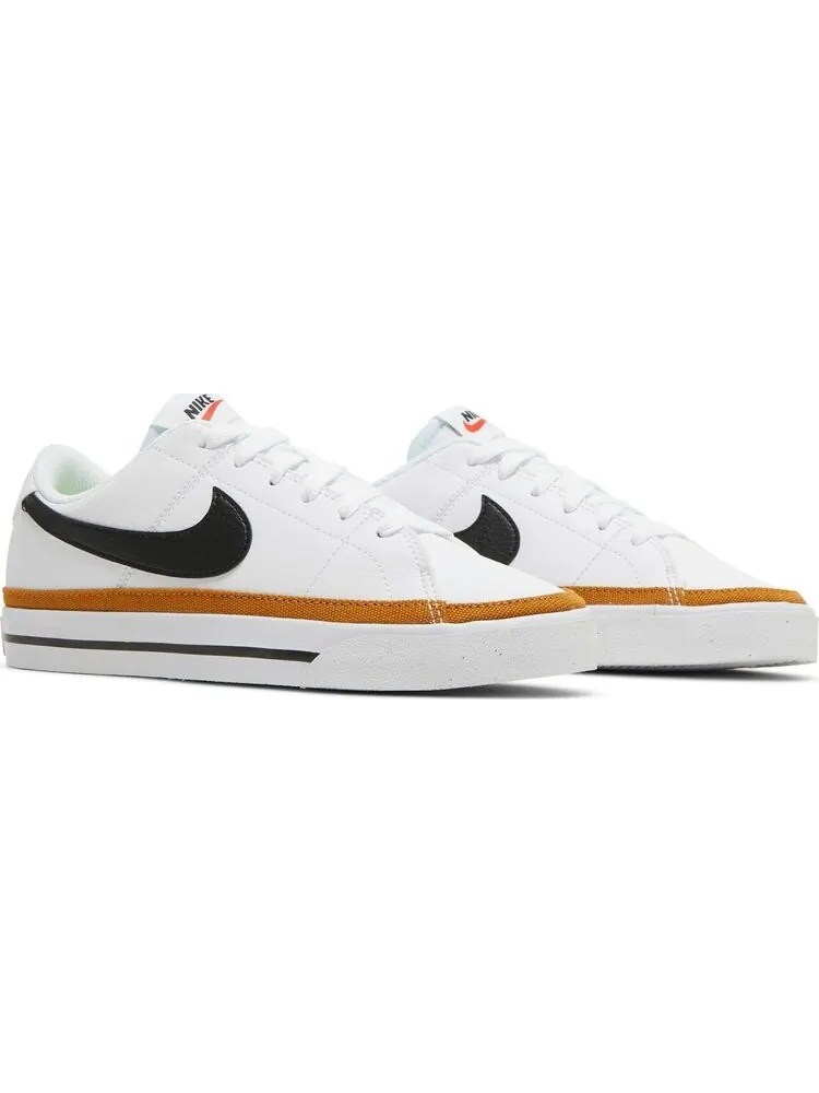 Кроссовки Nike Wmns Court Legacy Next Nature 'White Desert Ochre' — изображение 8 из 8, белый