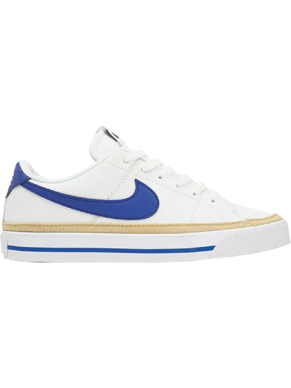 Кроссовки Nike Wmns Court Legacy Next Nature Summit White Lapis — изображение 1 из 1, белый/бежевый/синий