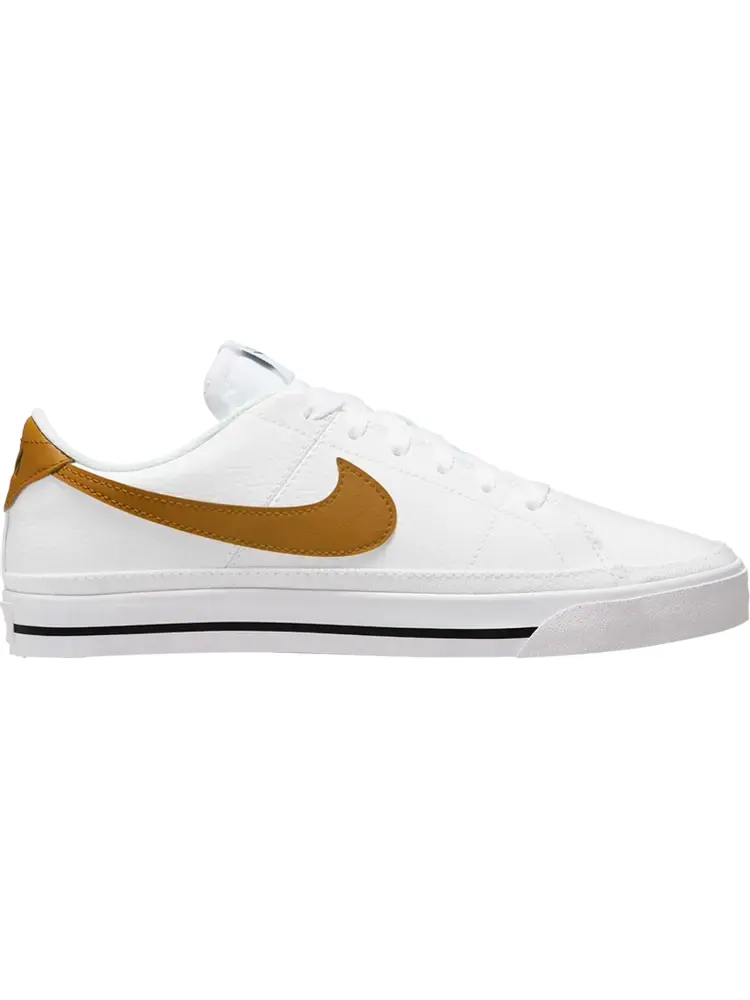 Кроссовки Nike Wmns Court Legacy Next Nature 'White Gold Suede' — изображение 1 из 1, белый