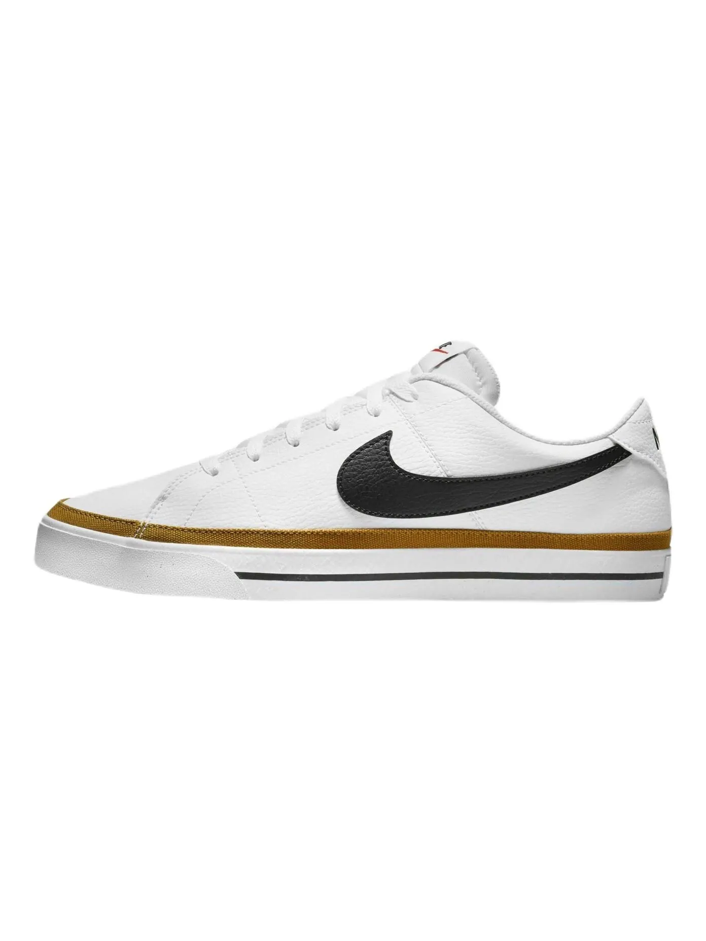 Кеды Nike Court Legacy — изображение 1 из 4, белый/черный/золотой