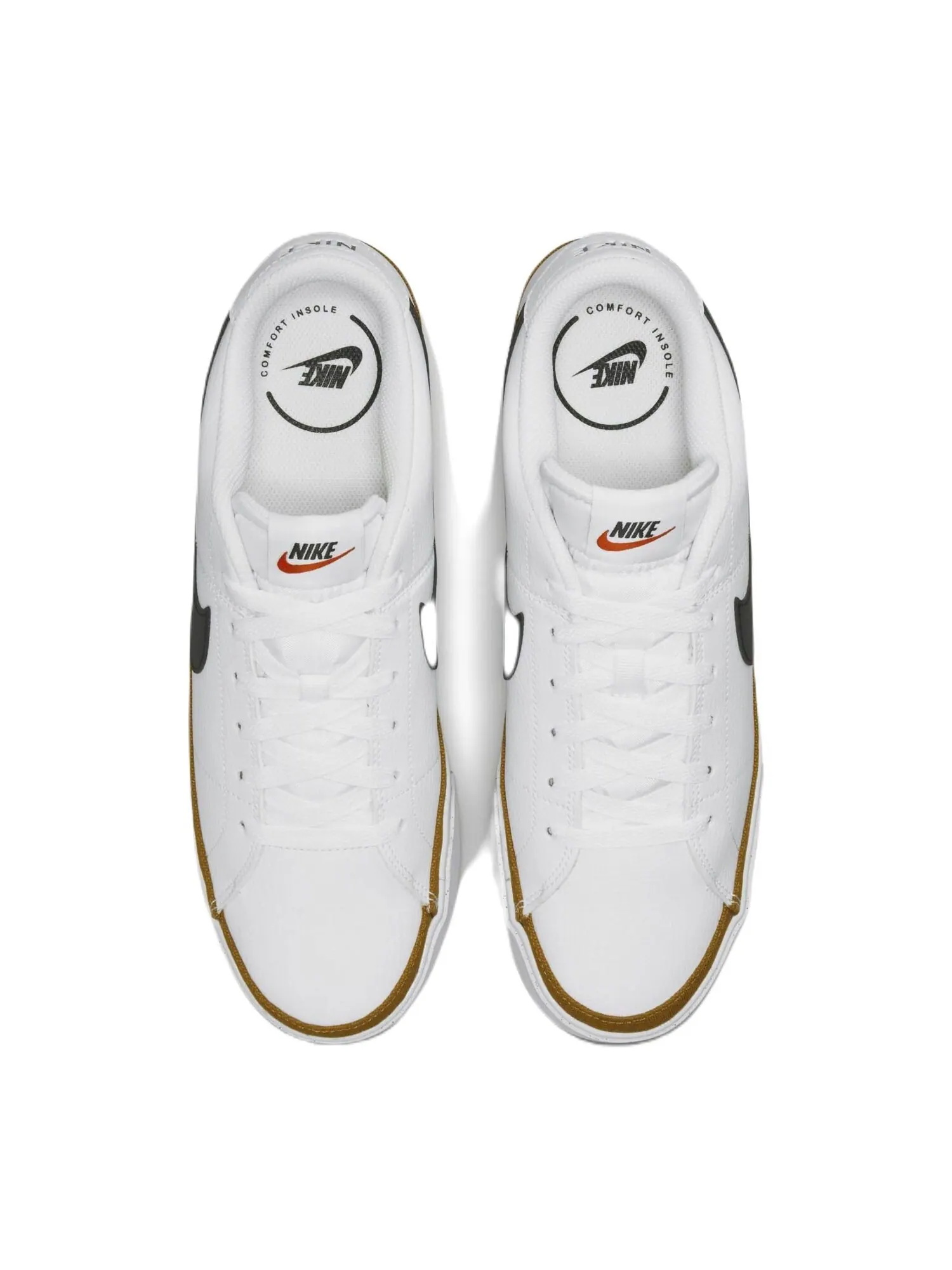 Кеды Nike Court Legacy — изображение 3 из 4, белый/черный/золотой