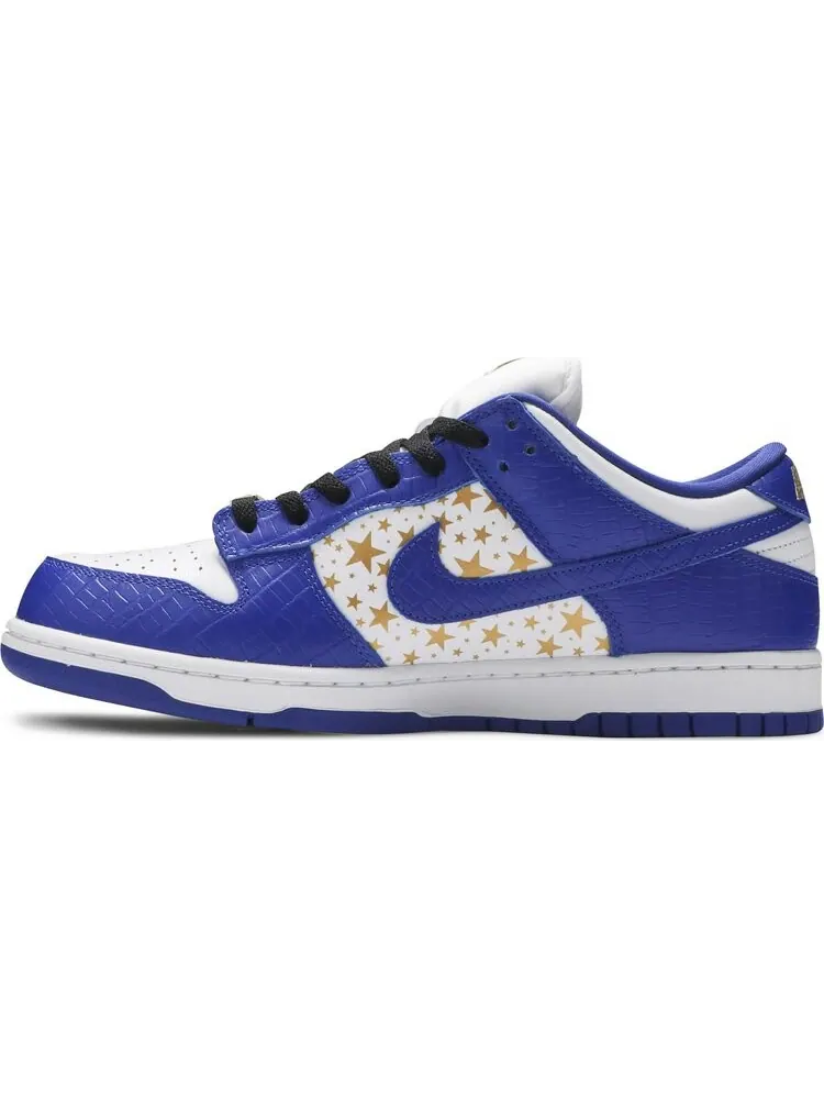 Кроссовки Nike Supreme x Dunk Low OG SB QS 'Hyper Royal' — изображение 3 из 8, синий
