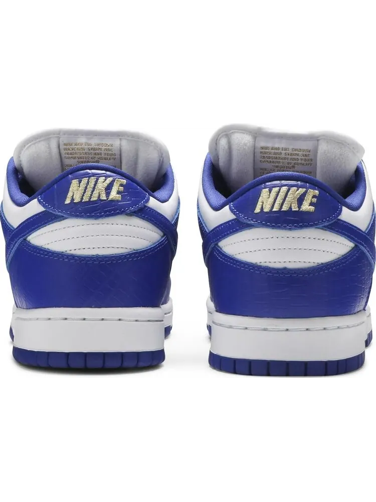 Кроссовки Nike Supreme x Dunk Low OG SB QS 'Hyper Royal' — изображение 6 из 8, синий