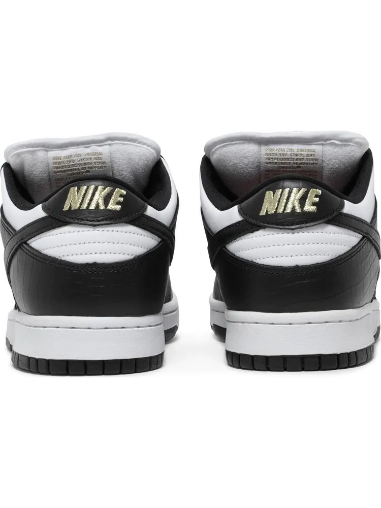 Кроссовки Nike Supreme x Dunk Low OG SB QS 'Black' — изображение 6 из 8, черный