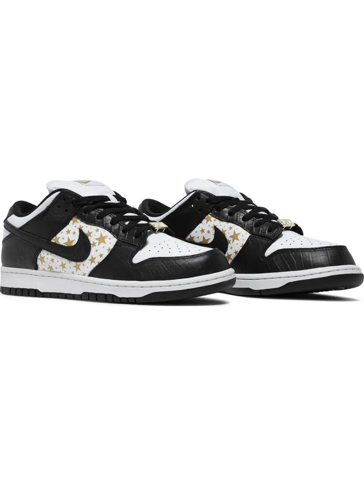 Кроссовки Nike Supreme x Dunk Low OG SB QS 'Black' — изображение 8 из 8, черный